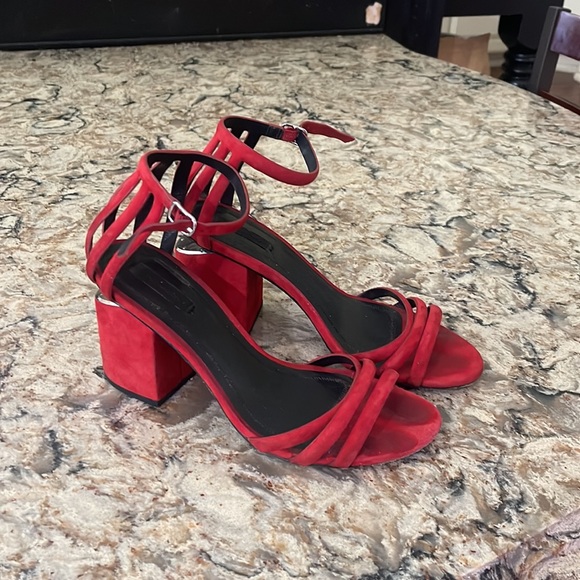Red Alexander wang heels size 39.5 - Picture 2 of 5